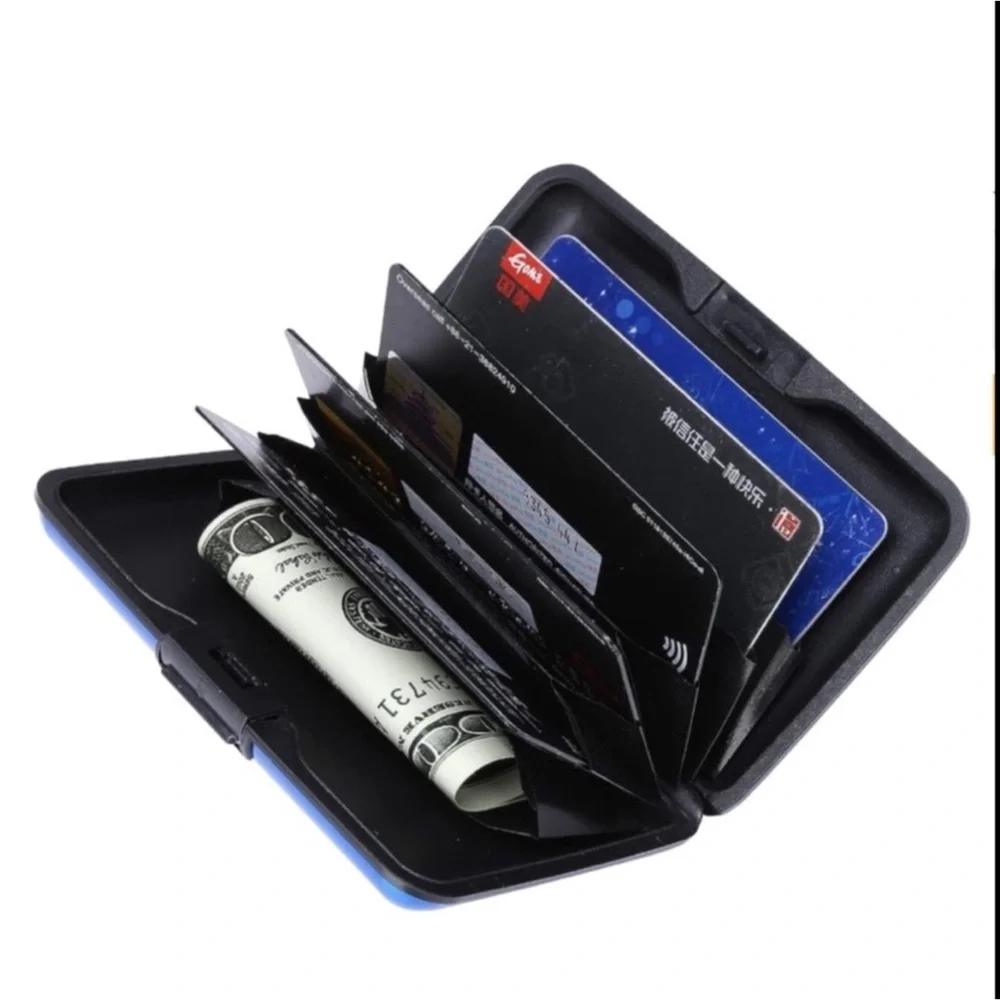 Ztech Compact Dragonfly Print Aluminum Wallet - Multicolor - Picture 5 of 5